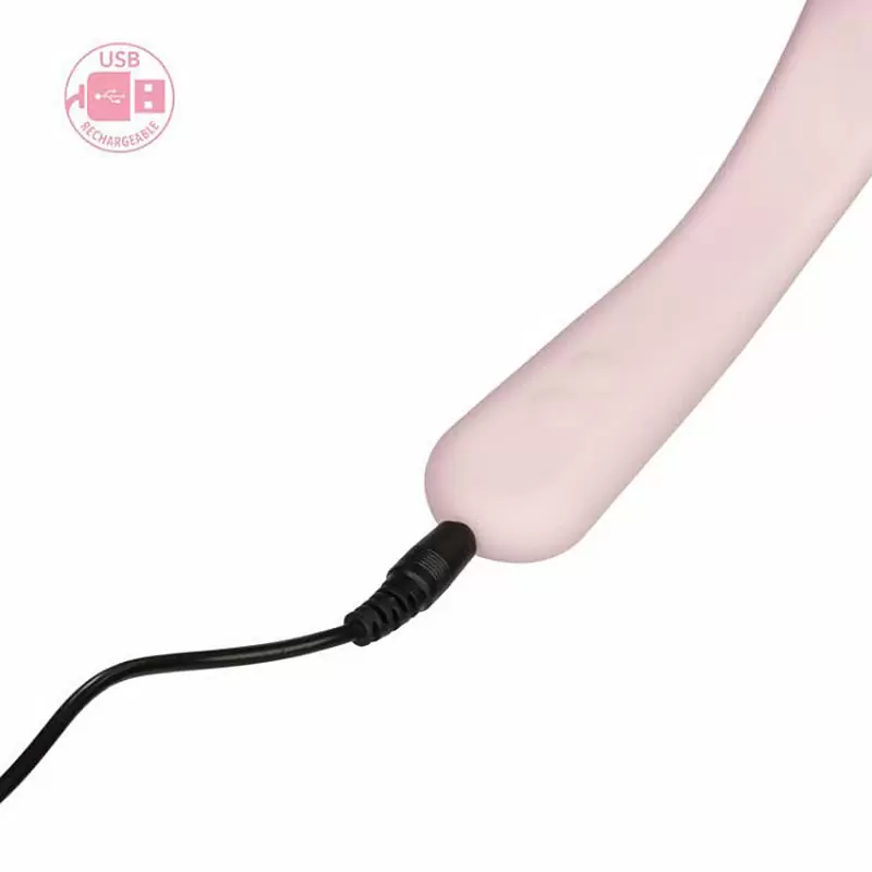 Гибкий вибромассажер Inspire Curve Massager – розовый