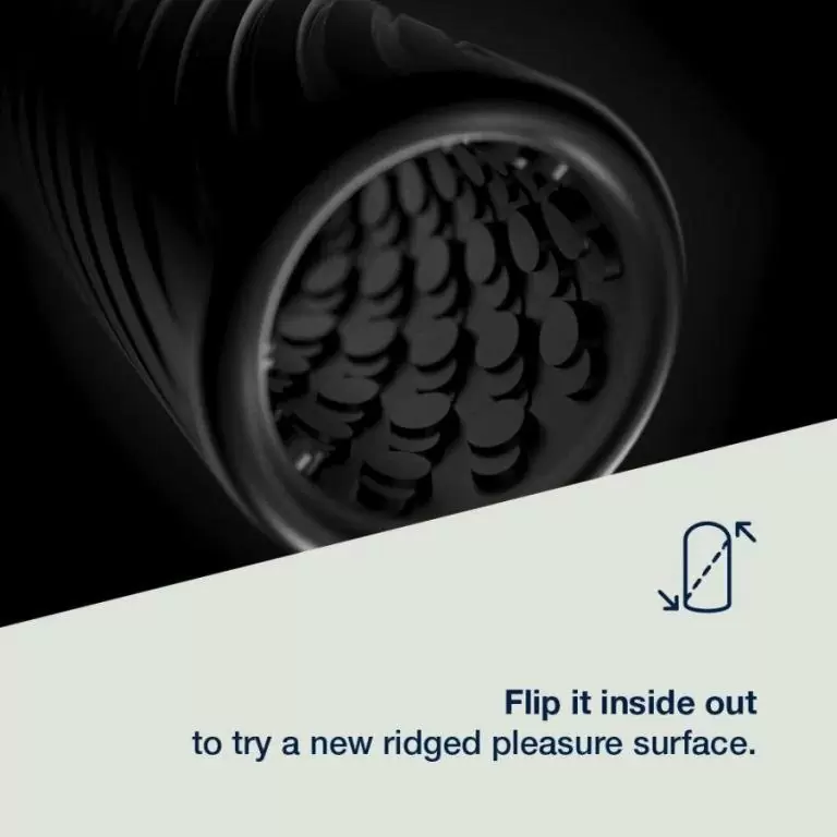 Инновационный мастурбатор Arcwave Ghost Pocket Stroker Black, 10 см, силикон, черный