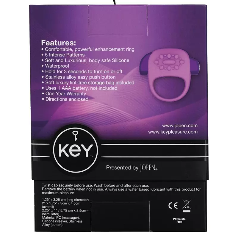 Вибро-кольцо Halo – фиолетовое