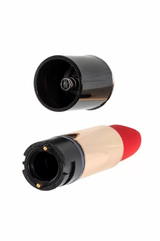 Черная вибропуля L'eroina Merlo. 10,5 см, АБС-пластик