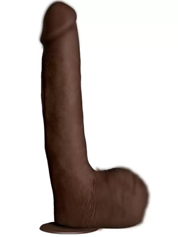 Реалистичный фаллоимитатор Rob Piper ULTRASKYN, 27,3 см, ТПЕ, коричневый