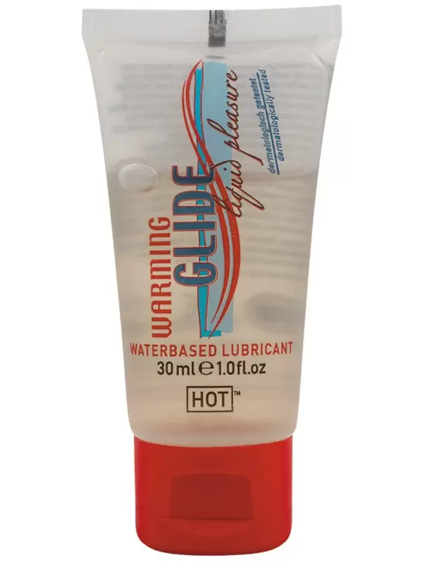Согревающая смазка Hot Glide на водной основе - 30 мл