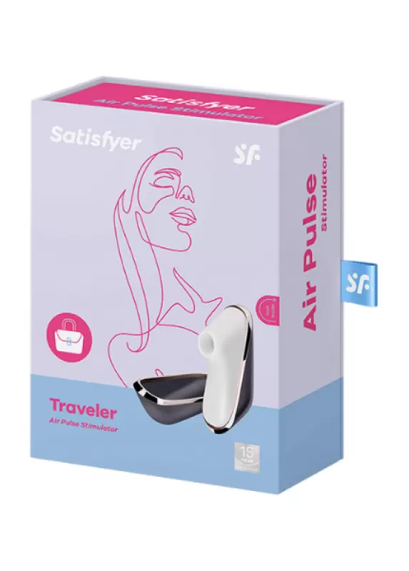 Бесконтактный стимулятор клитора Satisfyer Pro Traveler в дорожном футляре