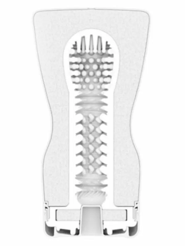 Нереалистичный мастурбатор Tenga Soft Case Cup, 15,5 см, ТПЭ, белый