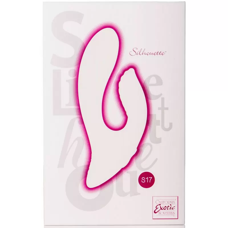Вибромассажер с рельефным стимулятором клитора Silhouette S17 – розовый