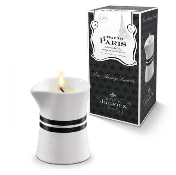 Массажная свеча A trip to Paris Small Ваниль и сандал, 120 мл
