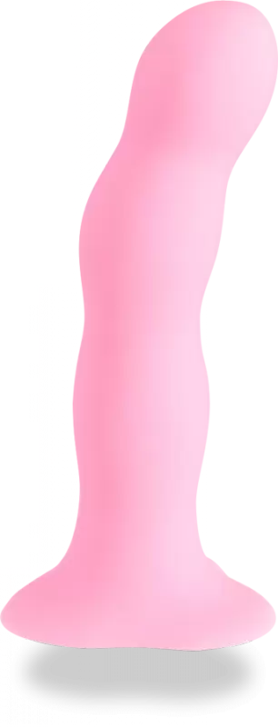 Фаллоимитатор Fun Factory Bouncer 18,2 см, с тремя шариками, розовый