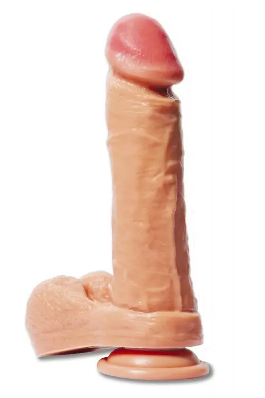 Силиконовый ультра-реалистик с двойной структурой Real Man Dual Layer 16,5 x 4,5 см – телесный