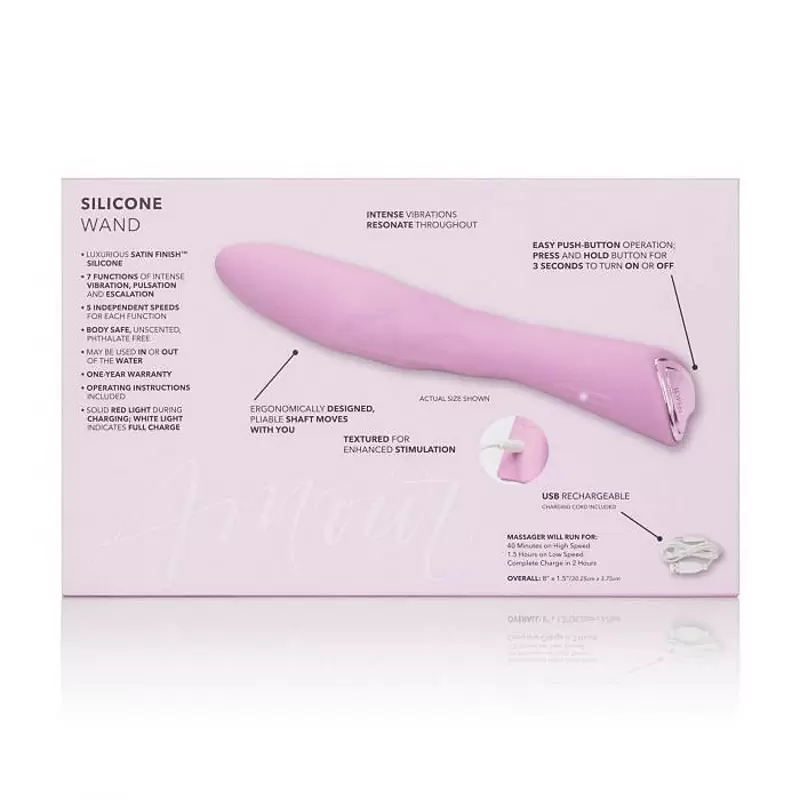 Многофункциональный вибромассажер Amour Wand – розовый