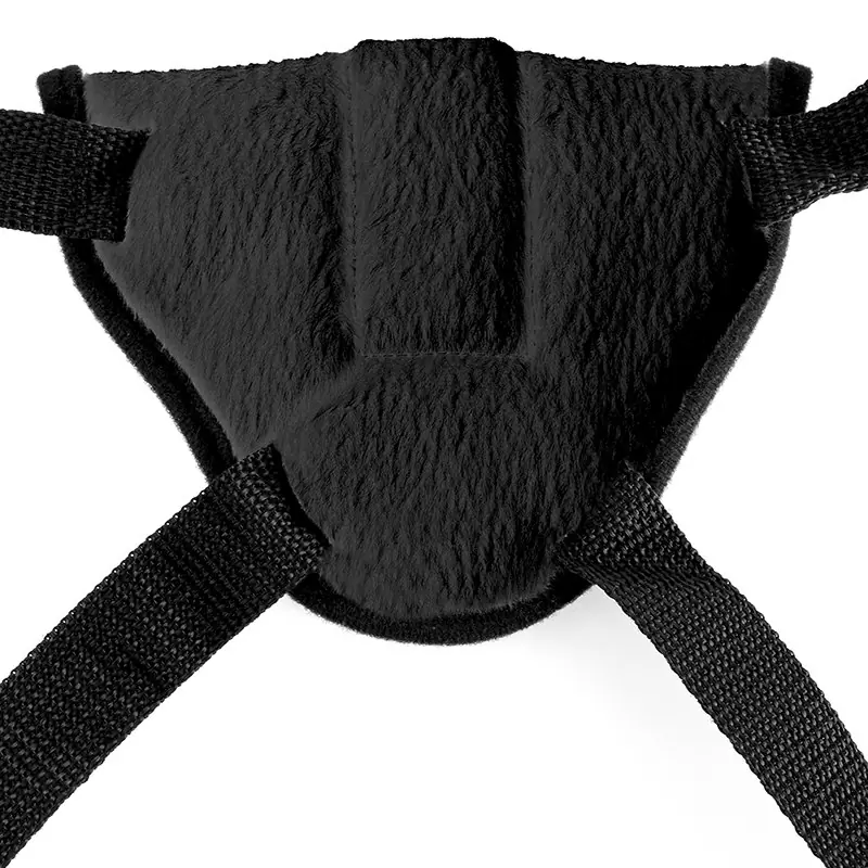 Страпон-трусики Vibrating Plush Harness с вибрацией