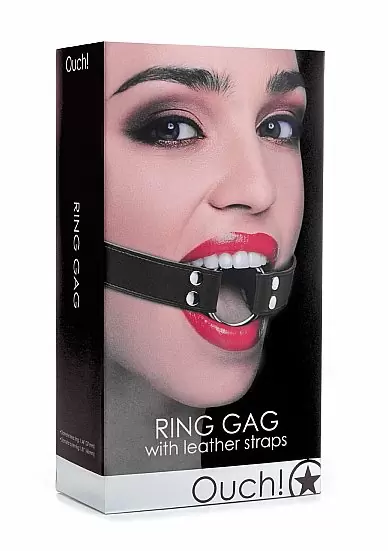Кляп-кольцо (кляп-рамка) Ring Gag - черный