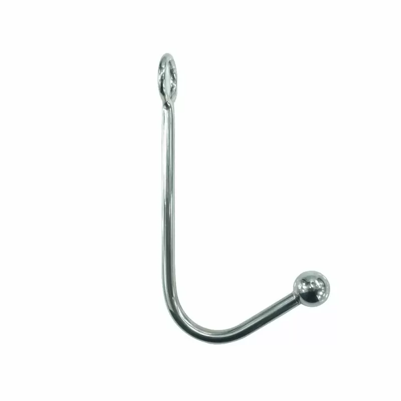 Анальный крюк для подвеса medium из металла Kanikule metal - серебристый	    