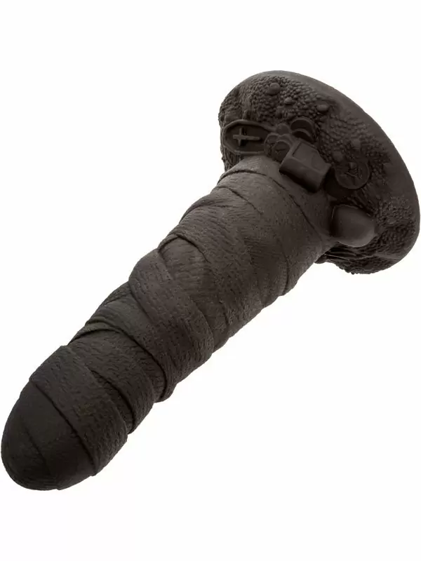 Необычный фаллоимитатор California Exotic Novelties Monster Dong The Mummy, с присоской, 18,5 см, жидкий силикон