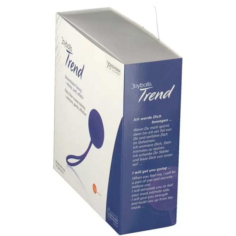 Вагинальный шарик Joyballs Trend со смещенным центром тяжести – фиолетовый