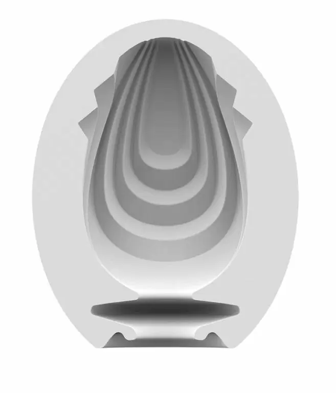 Компактный мастурбатор Satisfyer Egg Single (Savage), в форме яйца, ТПЕ, прозрачный