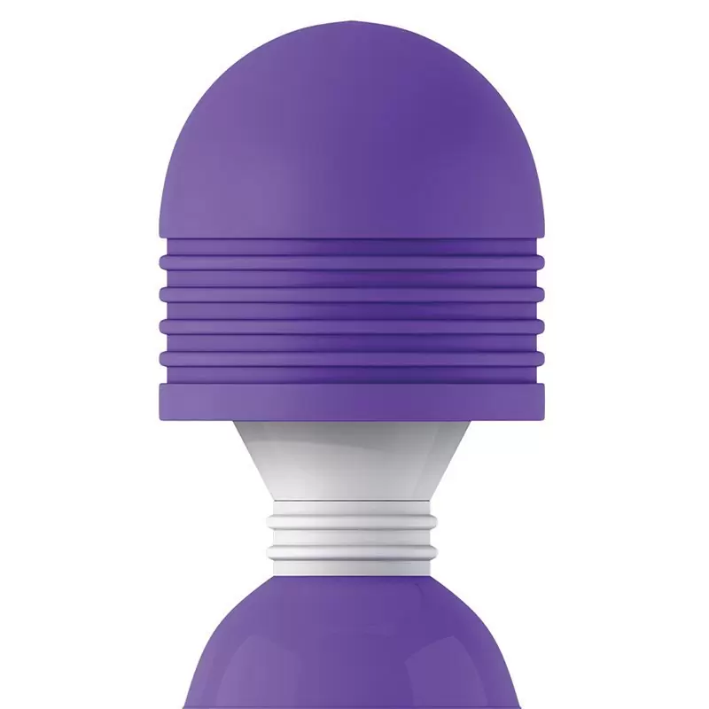 Огромный вибромассажер Mega Wanachi многофункциональный – фиолетовый