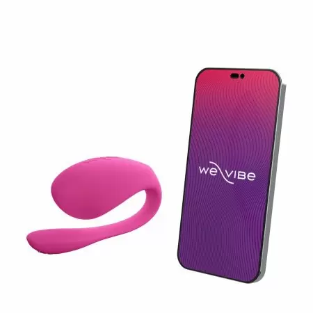 Интерактивный вибратор для пар We-Vibe Jive 2, 10,5см, с пультом Д/У, розовый