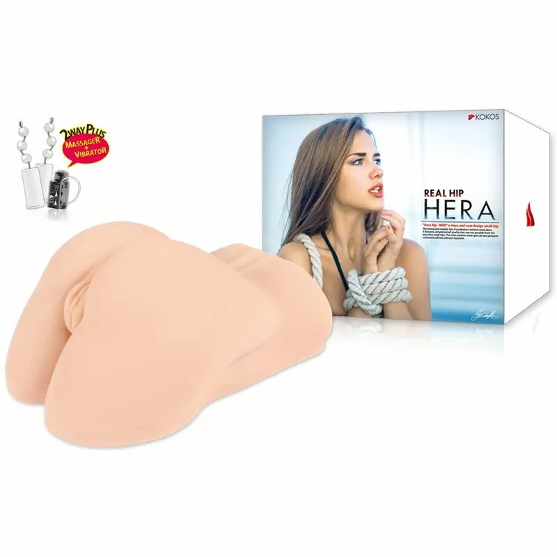 M10-03-22V / Мастурбатор полуторс с вибрацией Hera Real Hip with vibration