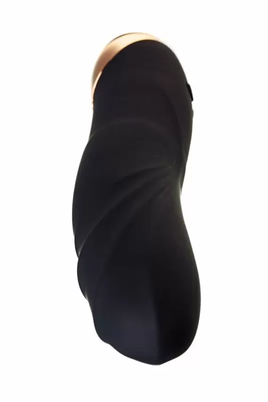 Черный классический вибратор Waname D-Splash Storm. 17 см. Силикон