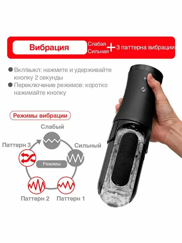 Набор Tenga Flip Zero Electronic Vibrotation: мастурбатор с вибрацией и устройство вращения, 5 режимов, черный