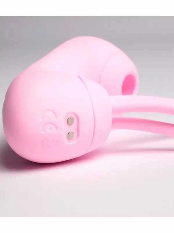 Вакуумный стимулятор клитора Youvic с вагинальными виброшариками, 16 см, 20 режимов, розовый