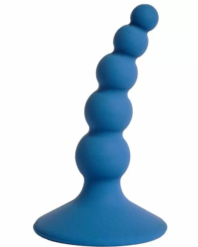 Анальная пробка Pulse синего цвета