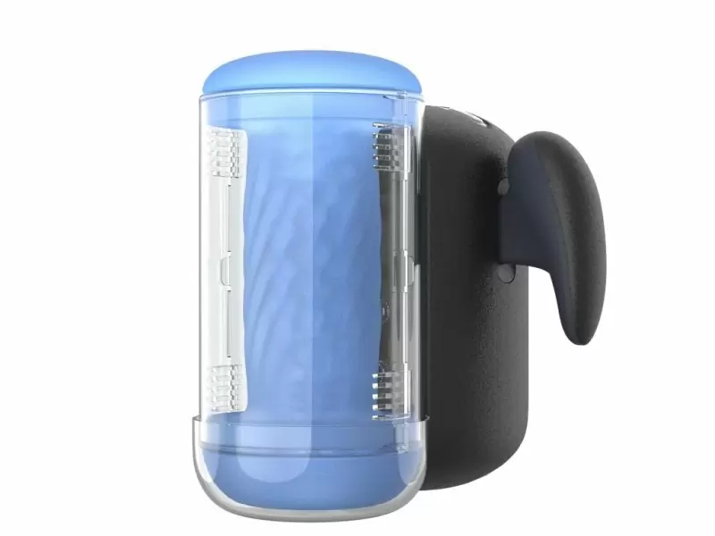 Инновационный робот-мастурбатор Black Knight Thrusting, Amovibe