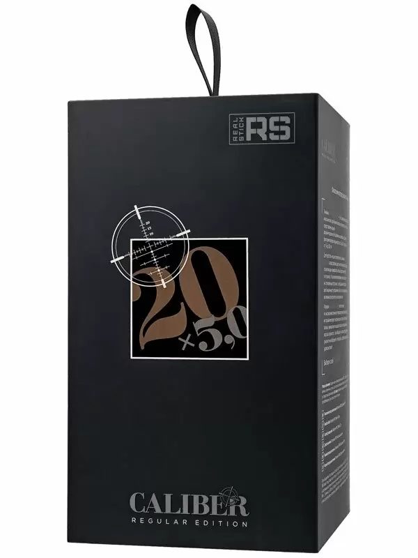 Реалистичный фаллоимитатор TOYFA RealStick CALIBER, 20 см, ПВХ