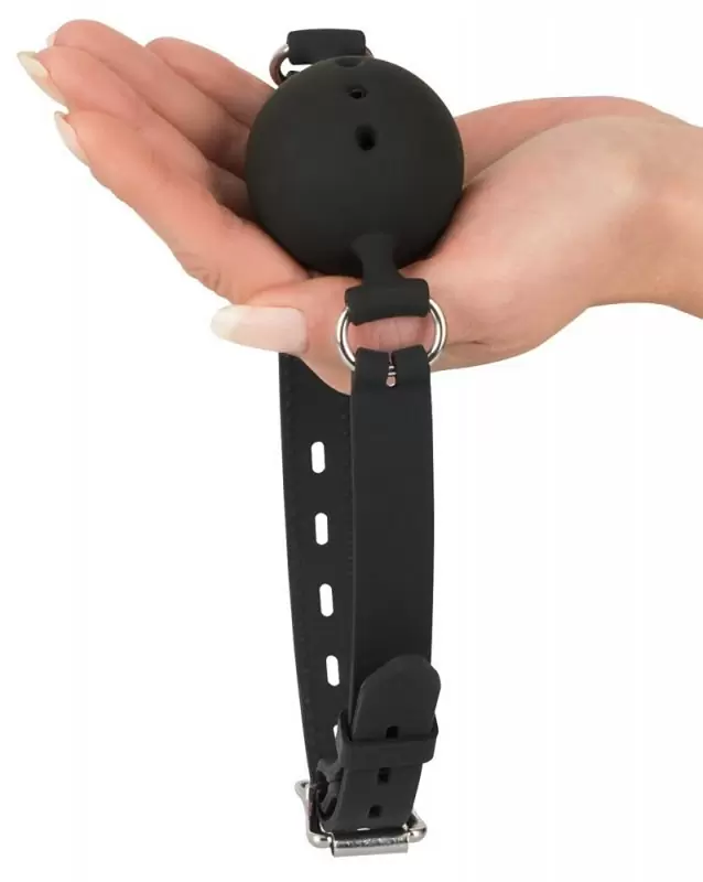 Кляп Bad Kitty Silicone Gag S - черный