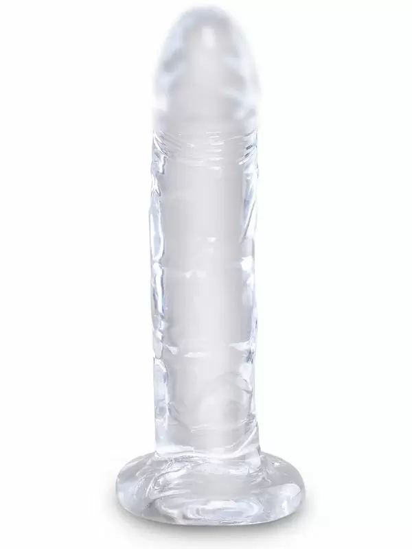 Реалистичный фаллоимитатор Pipedream King Cock Clear, ПВХ, 15 см, прозрачный