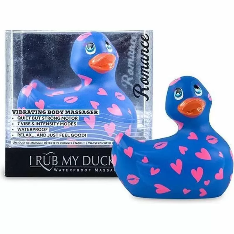 Вибратор-уточка Big Teaze Toys I Rub My Duckie 2.0, синий