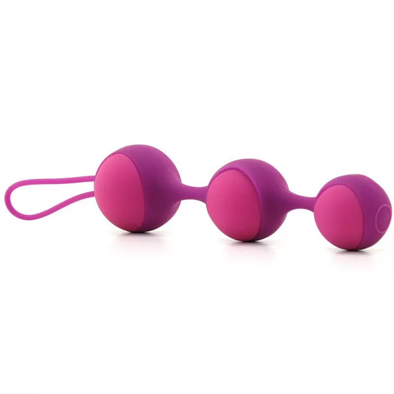 Набор из 3-х вагинальных шариков разного веса Stella III - Pink