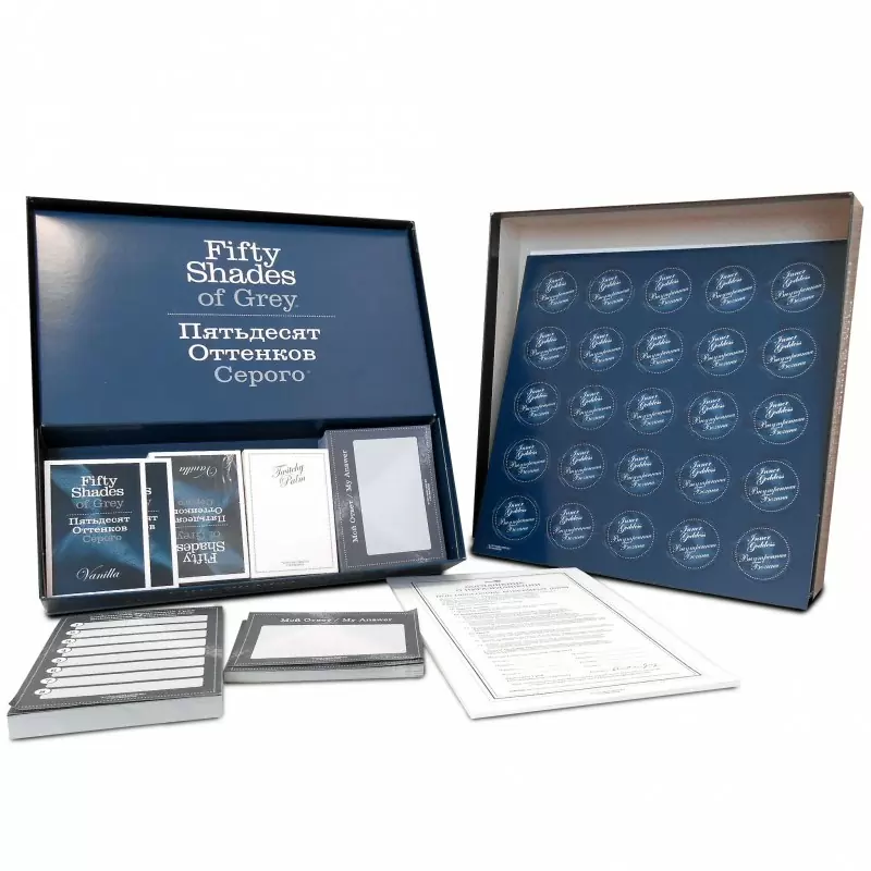 Настольная эротическая игра «50 оттенков серого»