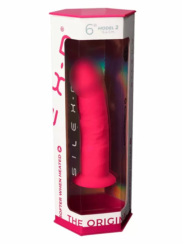 Реалистичный фаллоимитатор SILEXD Model 2, 15,4 см, силикон, розовый