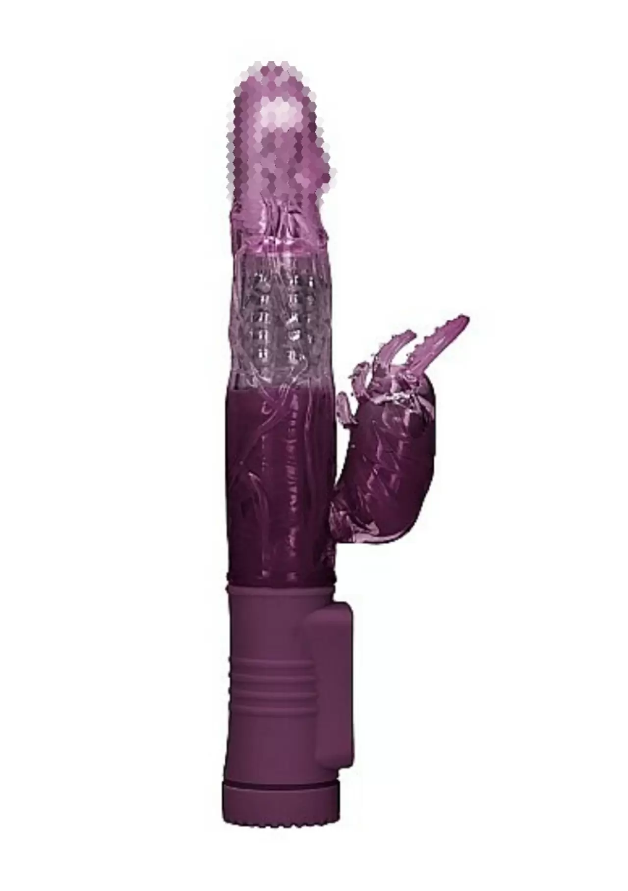 ВИБРАТОР КРОЛИК ROTATING BEETLE - фиолетовый