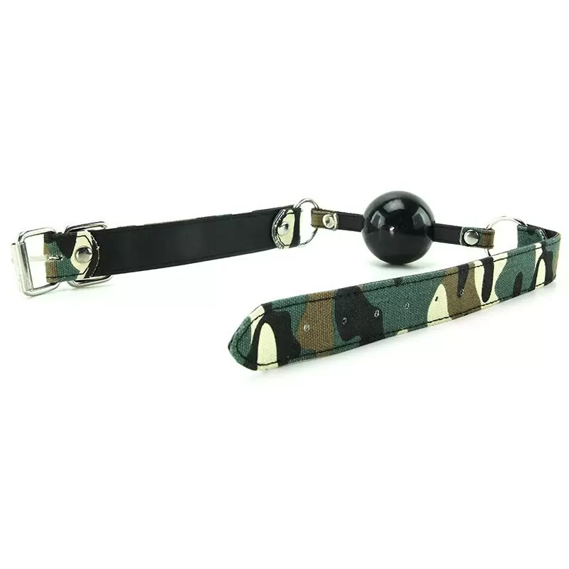 Кляп Kinky Camo Ball Gag с креплением	