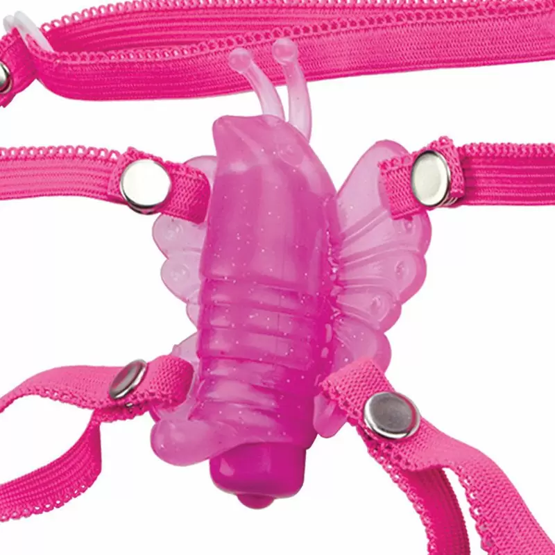 Беспроводной стимулятор бабочка Venus Butterfly с тремя скоростями – розовый