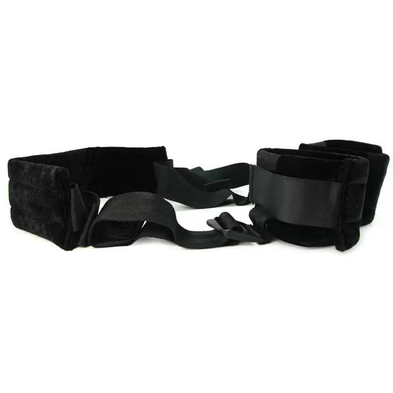 Поддержка с подкладкой для шеи и манжетами для лодыжек Position Pal – черный