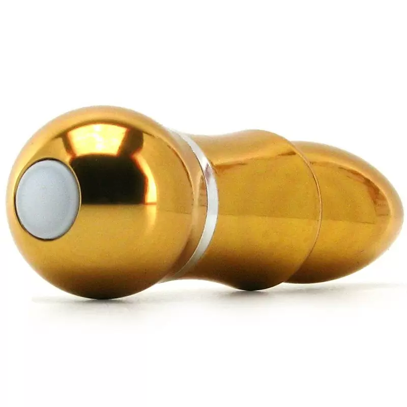 Вибромассажер Pure Aluminium Small Gold – золотистый 