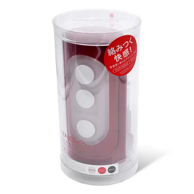 Мастурбатор премиум класса Tenga Flip Hole Red – красный