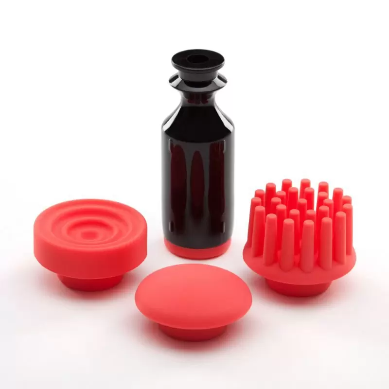 Магнитно-левитационный пульсатор Revel Body SOL с широким диапазоном вибрации – серый с красным