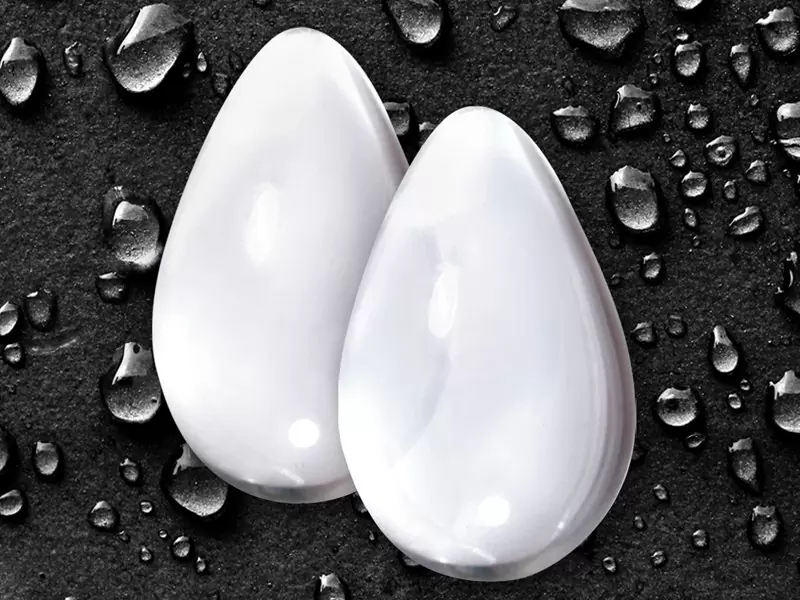 Вагинальные шарики большие из стекла Crystal Glass - Clear