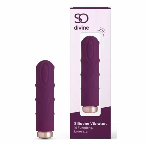 Мини-вибратор So Divine Love sexy Silky Touch Vibrator. Фиолетовый
