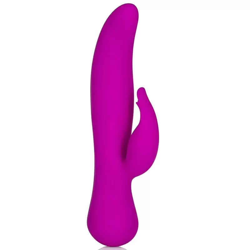 Вибромассажер Vanity Vr15 со стимулятором клитора в форме ротика – фиолетовый