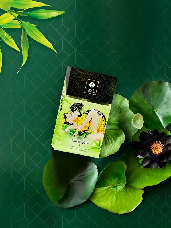 Подарочный набор Сад Эдо, 5 предметов: массажные масла, лубрикант, возбуждающий гель