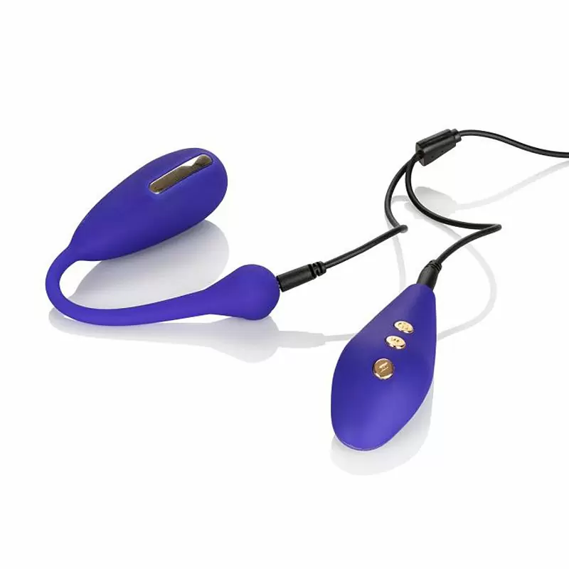 Виброяйцо Impuls Remote Kegel Exerciser с электростимуляцией – фиолетовый