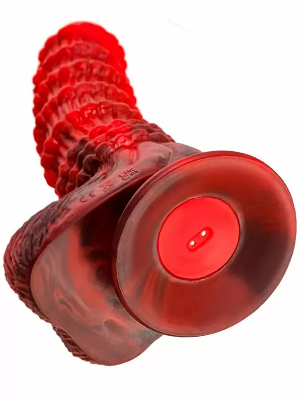 Необычный вибратор TOYFA Monster Tops, 27 см, 10 режимов, силикон