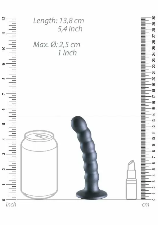 Фаллоимитатор Beaded G-Spot - 13 см