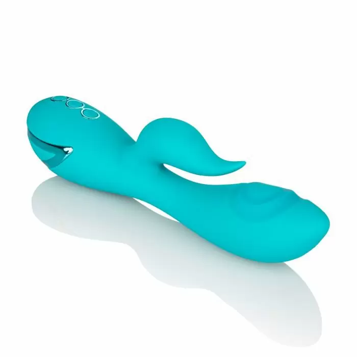 Вибратор с имитацией фрикций Calexotics California Dreaming Santa Monica Starlet - голубой