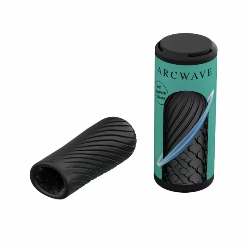 Инновационный мастурбатор Arcwave Ghost Pocket Stroker Black, 10 см, силикон, черный